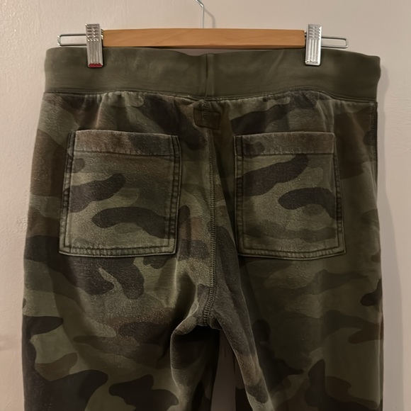 JCrew vintage fleece camo jogger sweatpants size small - Picture 3 of 4